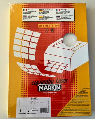 Etichette autoadesive Markin 50 fogli