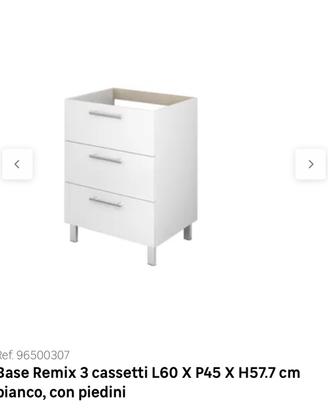 Mobile sotto lavabo bagno