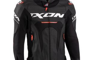IXON Giacca Moto Pelle Jackal Uomo - Rosso -