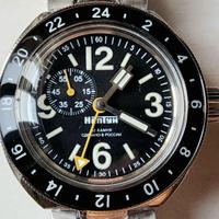 Vostok Amfibia GMT cassa 960 5 colori