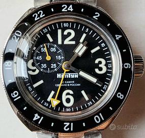 Vostok Amfibia GMT cassa 960 5 colori