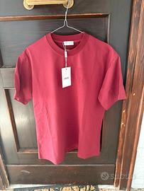 T-shirt Dior rosso borgogna