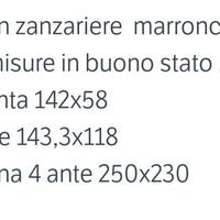 persiane con zanzariera