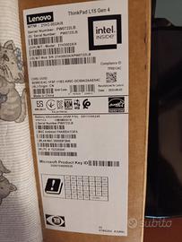 Notebook Lenovo ThinkPad L15 Gen 4 NUOVO SIGILLATO