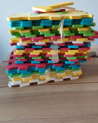 tappeto puzzle di gomma