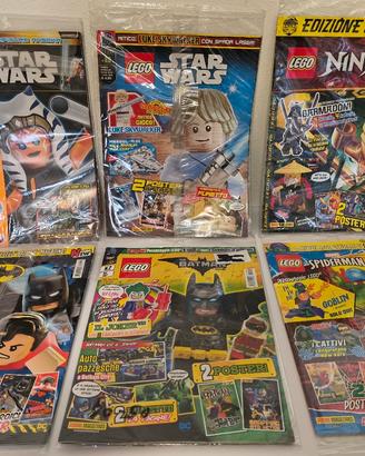 Lotto 7 Riviste Lego Star Wars Batman Ninja Panini