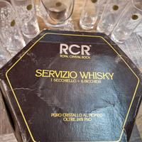 servizio whisky RCR con portaghiaccio