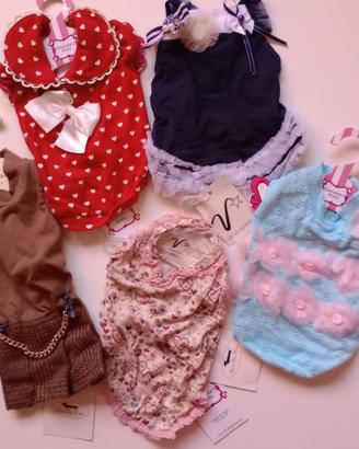 Vestiti eleganti di marca per cani piccola taglia