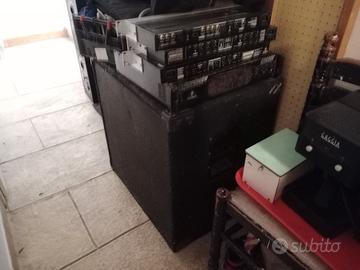 2 Subwoofer artigianali cono 18, e amplificatore