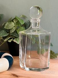 Caraffa Decanter in Vetro Soffiato a Bocca