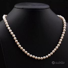 YUKIKO NAKAJ COLLANA PERLE NATURALI DA 5 A 5.5 MM