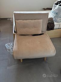 Poltrona Monoposto allungabile