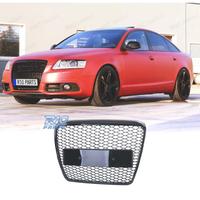 GRIGLIA AUDI A6 C6 4F 08-11 LOOK RS NERO LUCIDO