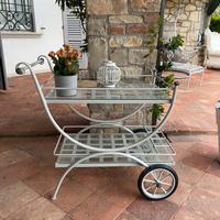 Carrello ferro battuto