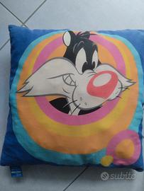 2 cuscini cameretta Looney Tunes 