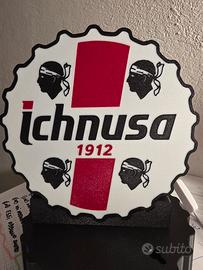 Lampada LED Ichnusa insegna luminosa arredo pub