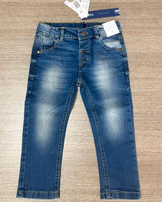 Jeans  36 mesi bimbo con vita regolabile