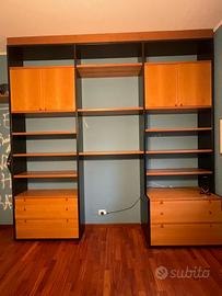 Libreria legno massello