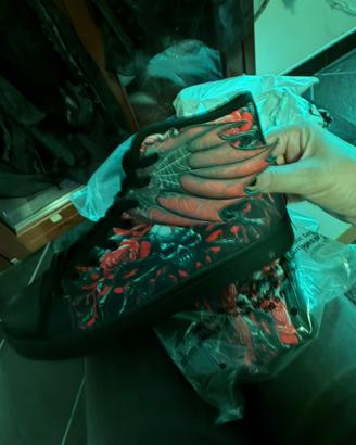 Scarpe di tela decorate rock