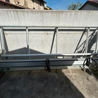 Portapacchi con porta scala idraulico