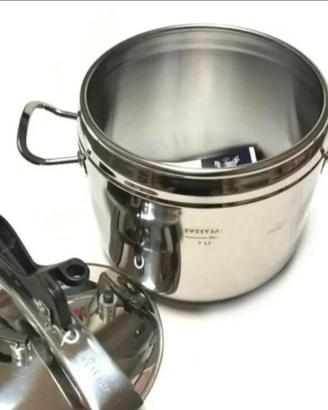 Pentola a pressione 7 L  in acciaio inox 18/10