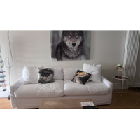 Divano bianco Cargo high tech Milano