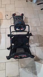 sedile e-Racing NEXT LEVEL e  volante LOGITECH G29