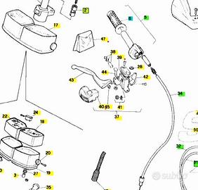 -Leva freno ant Aprilia Tuareg Rally 125 AP8118157