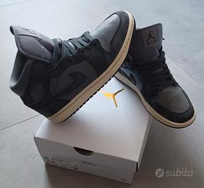 Sneakers Jordan 1 Mid Grigio