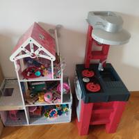 casa per le bambole e cucina giocattolo Miele 