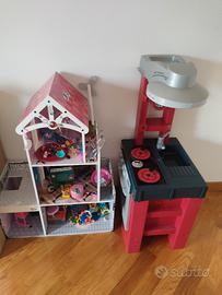 casa per le bambole e cucina giocattolo Miele 