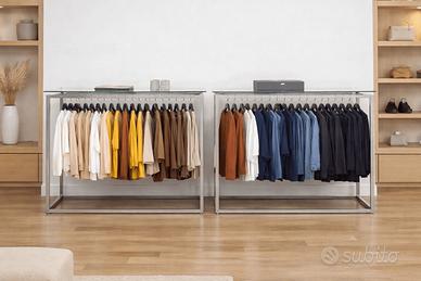 STENDER ACCIAIO E VETRO 16640