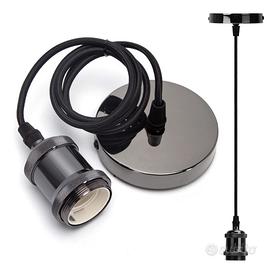 Lampada a Sospensione in Metallo,Portalampada