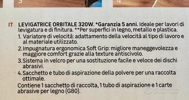 Levigatrice Orbitale DEXTER 320W