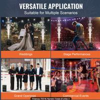 Sparkular/Macchina fontane luce fredda 700W, NUOVE