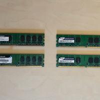 Banchi memoria DDR2-RAM 667Mhz/800Mhz da 1GB/2GB