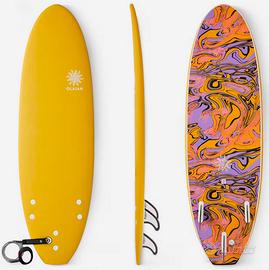 Tavola surf 6' 500 SOFT in schiuma giallo