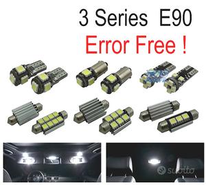 KIT 17 LAMPADE LED INTERNE BMW SERIE 3 E90 SEDAN 3