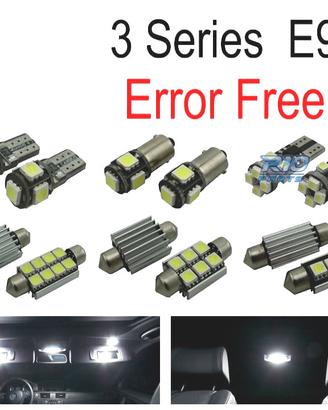 KIT 17 LAMPADE LED INTERNE BMW SERIE 3 E90 SEDAN 3