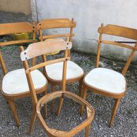 4 sedie vintage