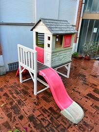 Casetta Smoby con scivolo