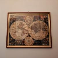 set di quadri cartine 