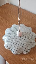 Lampadario Vintage anni '70/80 in Vetro a Campanaa