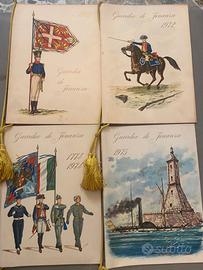 Calendari storici della Guardia di Finanza.