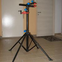 Cavalletto per manutenzione bici portata 50kg