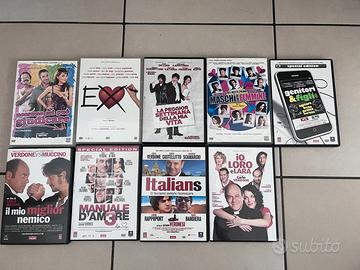 Lotto 9 DVD commedia italiana Verdone Brizzi
