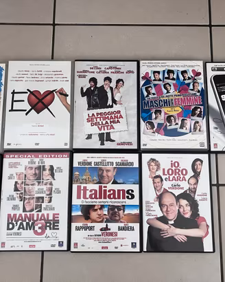 Lotto 9 DVD commedia italiana Verdone Brizzi