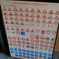 12 PANNELLI AUTOSCUOLA CON DOPPIE FIGURE SU RULLO