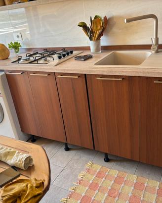 Cucina da esterno lineare