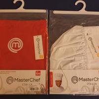 Masterchef grembiule e cappello cuoco